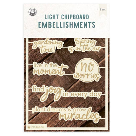 P13 Breathe And Bloom  - Chipboard Embellishments #7