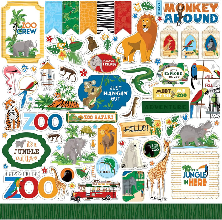 Carta Bella Zoo Adventure - Element Stickers