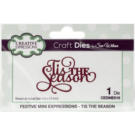 Creative Expressions Festive Mini Expressions Die - Tis the Season