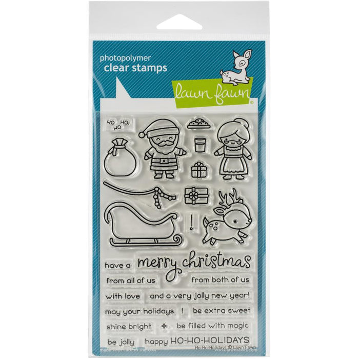 Lawn Fawn Clear Stamps - Ho Ho Holidays