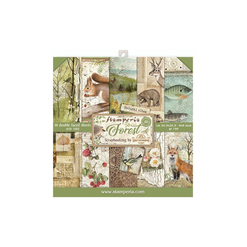 Stamperia Forest - 8x8 Paper Pack