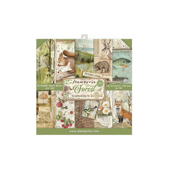 Stamperia Forest - 8x8 Paper Pack