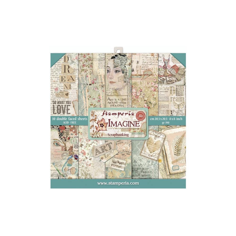 Stamperia Imagine - 8x8 Paper Pack