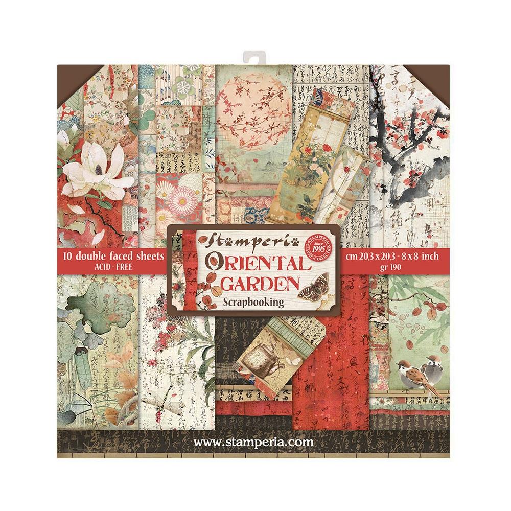 Stamperia Oriental Garden - 8x8 Paper Pack