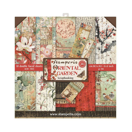 Stamperia Oriental Garden - 8x8 Paper Pack