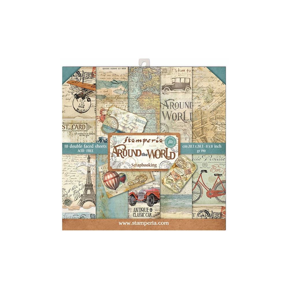 Stamperia Around the World - 8x8 Paper Pack