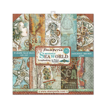 Stamperia Sea World - 8x8 Paper Pack