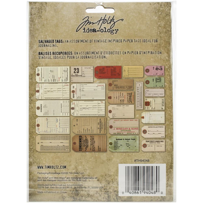 Tim Holtz Idea-ology - Salvaged Tags