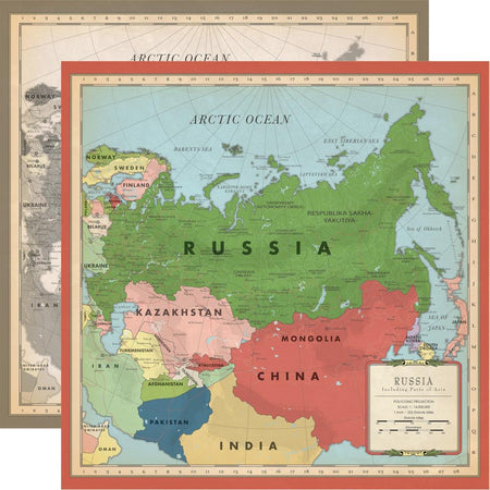 Carta Bella Cartography No. 2 - Russia