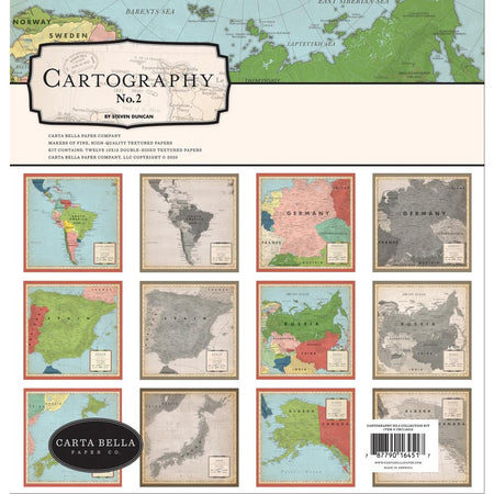Carta Bella Cartography No. 2 - Collection Kit