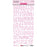 Bella Blvd Aria Puffy Alphabet Stickers - Cotton Candy
