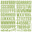 Simple Stories Color Vibe Foam Alpha Stickers - Green