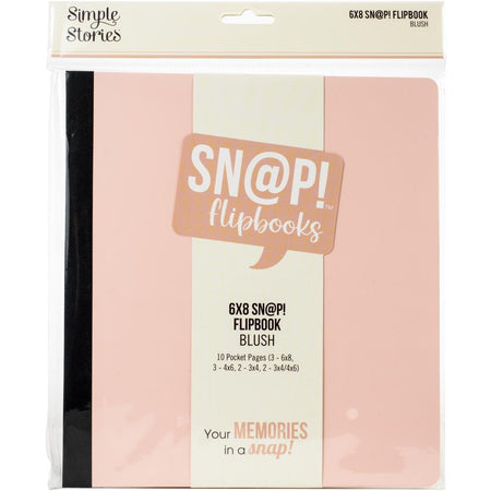Simple Stories Sn@p! Flipbook 6x8" - Blush