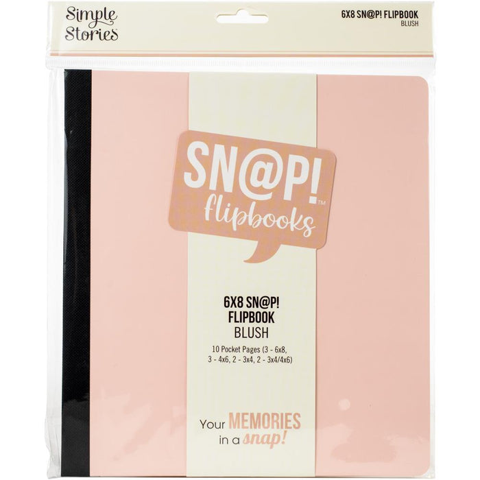 Simple Stories Sn@p! Flipbook 6x8" - Blush