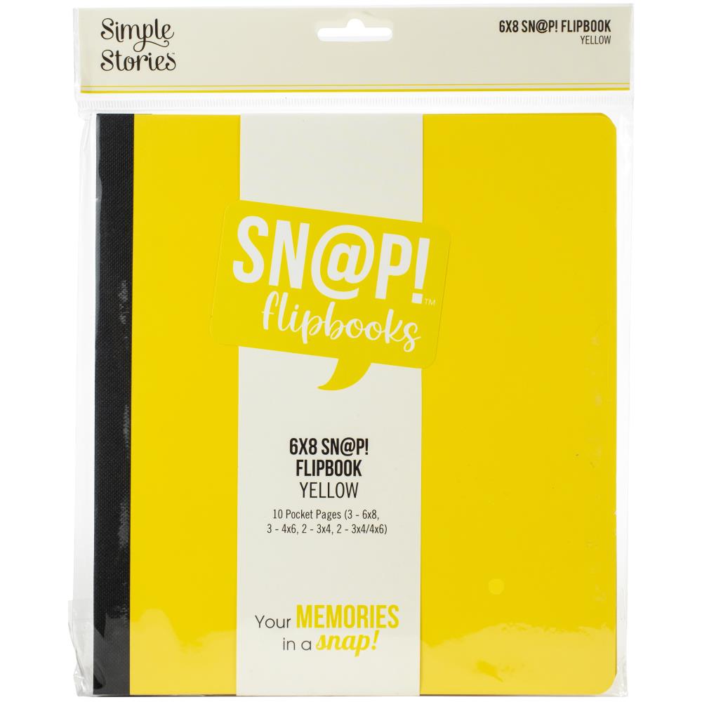 Simple Stories Sn@p! Flipbook 6x8" - Yellow