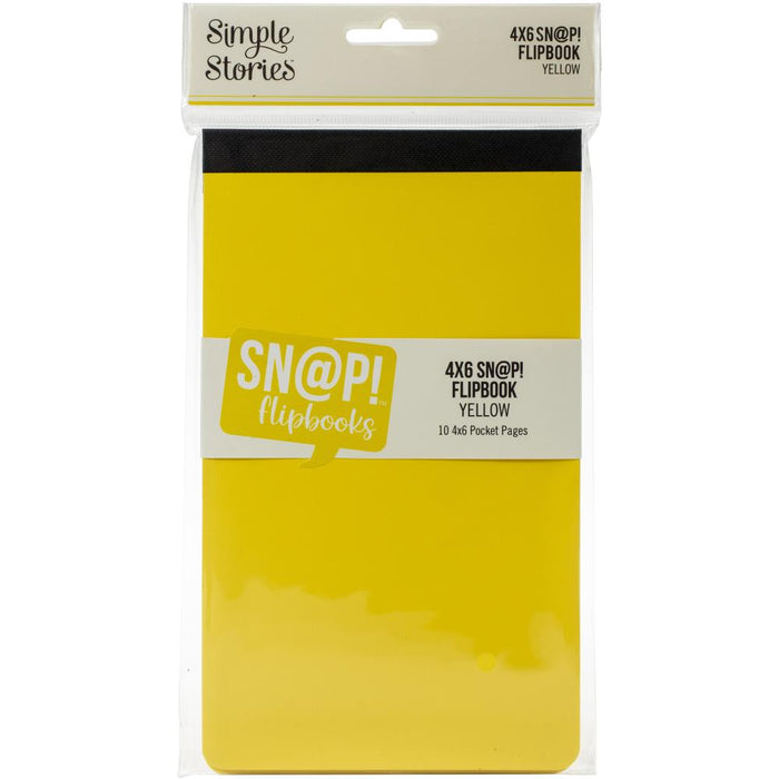 Simple Stories Sn@p! Flipbook 4x6 - Yellow