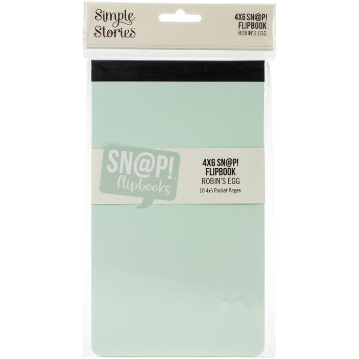 Simple Stories Sn@p! Flipbook 4x6 - Robin's Egg