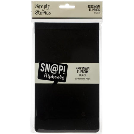 Simple Stories Sn@p! Flipbook 4x6 - Black