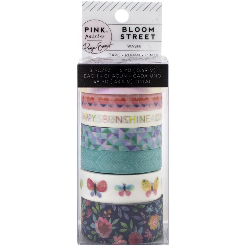 Pink Paislee Paige Evans Bloom Street - Washi Tape