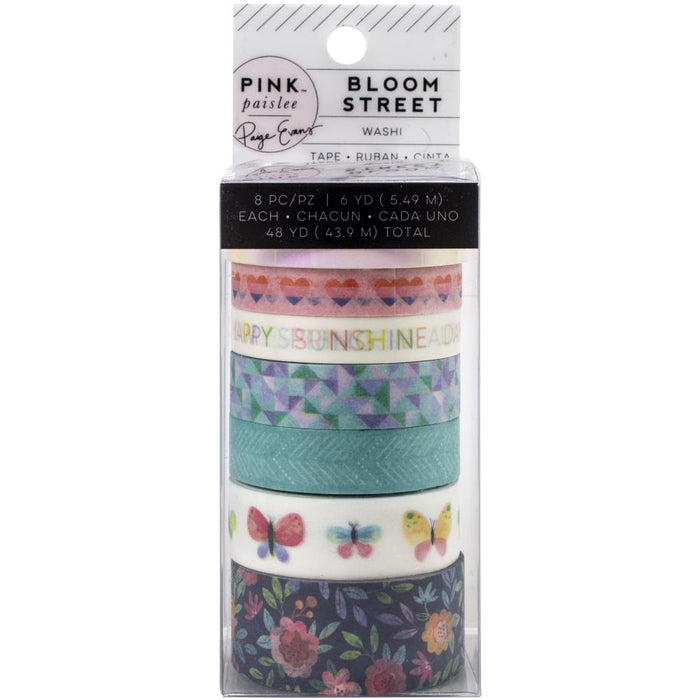 Pink Paislee Paige Evans Bloom Street - Washi Tape