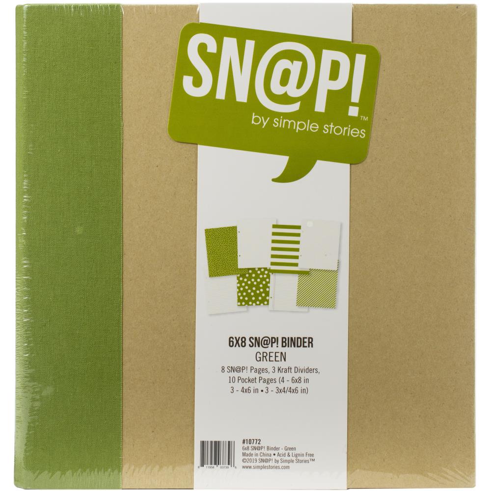 Simple Stories Sn@p 6x8 Binder Album - Green