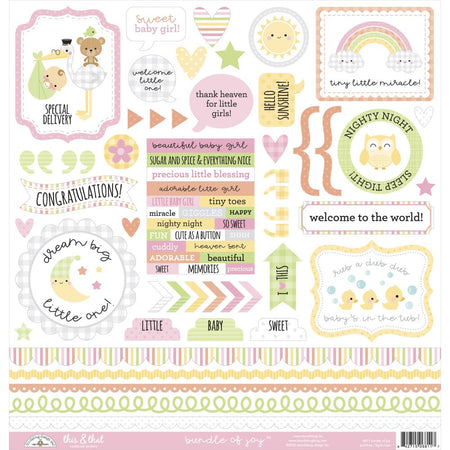 Doodlebug Design Bundle of Joy - This & That Stickers