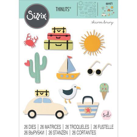Sizzix Thinlits Die - Summer Days by Sharon Drury