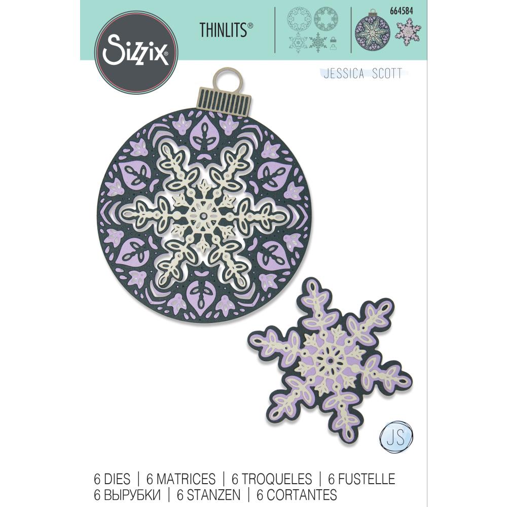 Sizzix Thinlits Die - Layered Snowflake by Jessica Scott