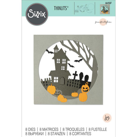 Sizzix Thinlits Die - Haunted Hills by Jennifer Ogborn