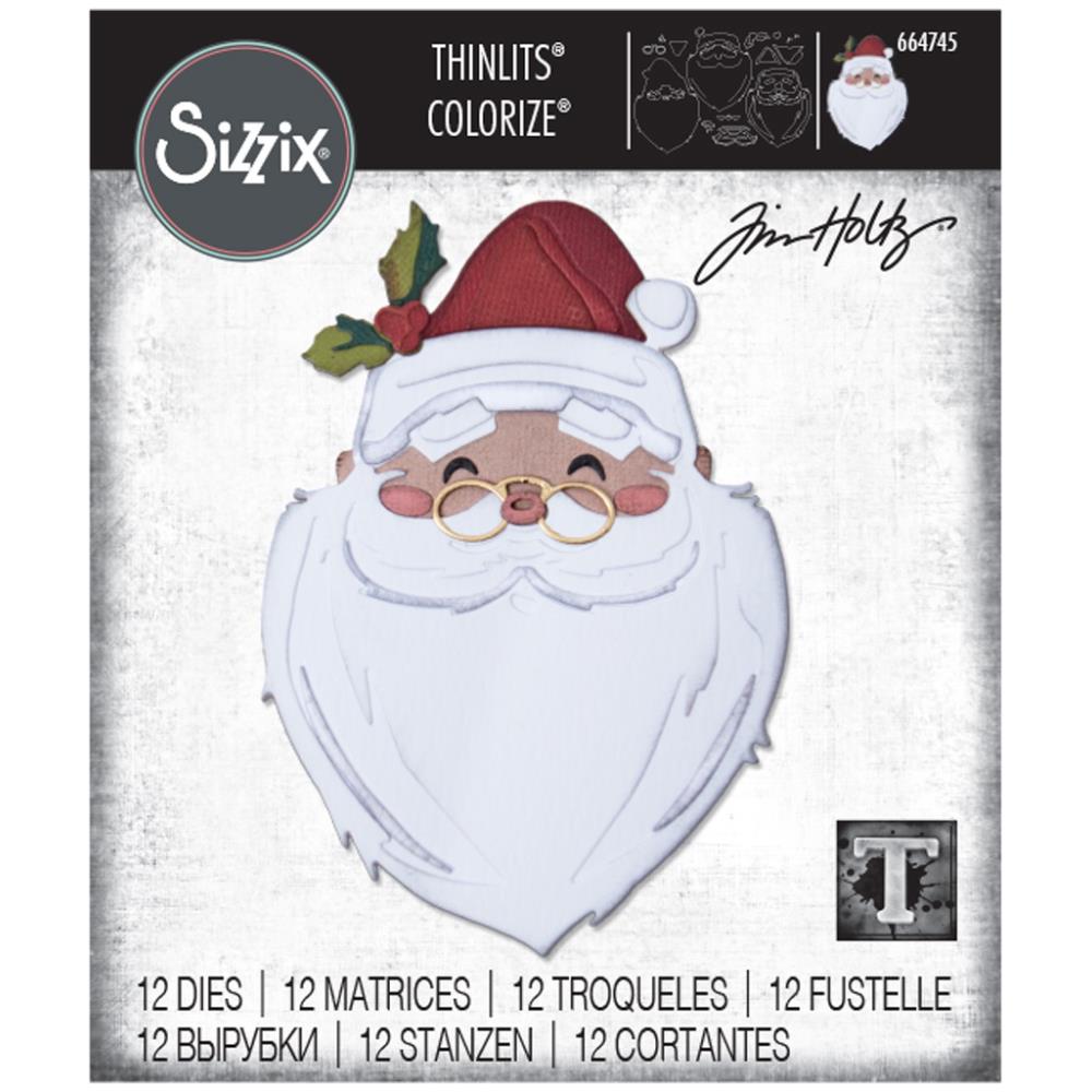 Sizzix Tim Holtz Alterations Thinlits Die - Santa's Wish Colorize