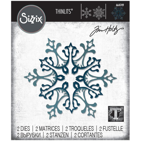 Sizzix Tim Holtz Alterations Thinlits Die - Stunning Snowflake