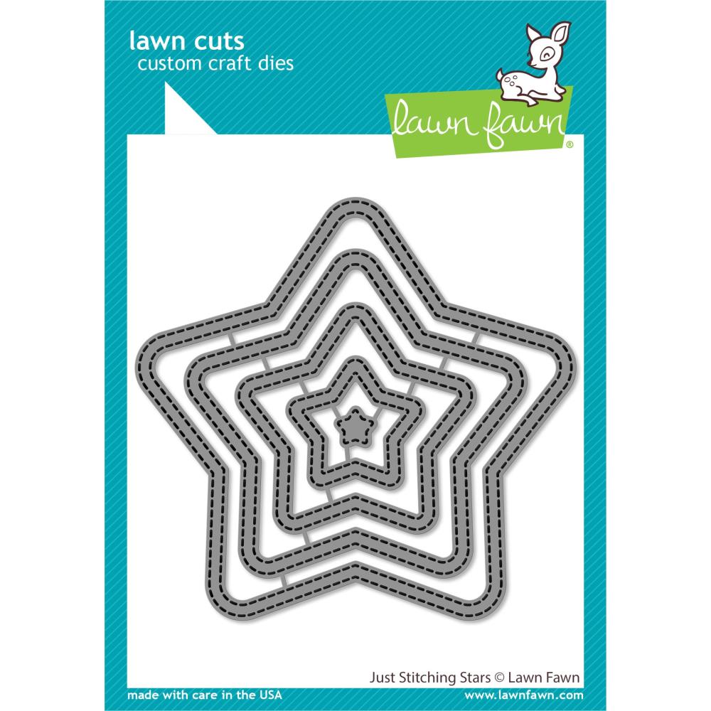 Lawn Fawn Craft Die - Just Stitching Stars