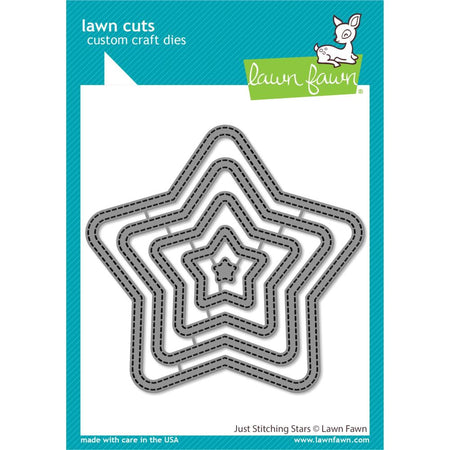 Lawn Fawn Craft Die - Just Stitching Stars