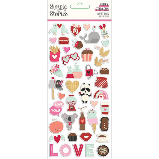 Simple Stories Sweet Talk- Puffy Stickers