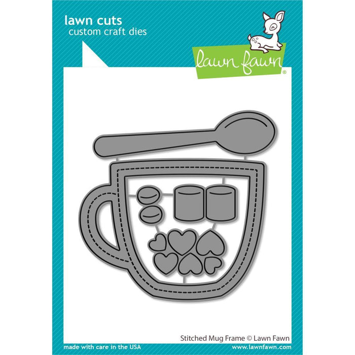 Lawn Fawn Craft Die - Stitched Mug Frame Dies