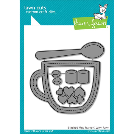 Lawn Fawn Craft Die - Stitched Mug Frame Dies