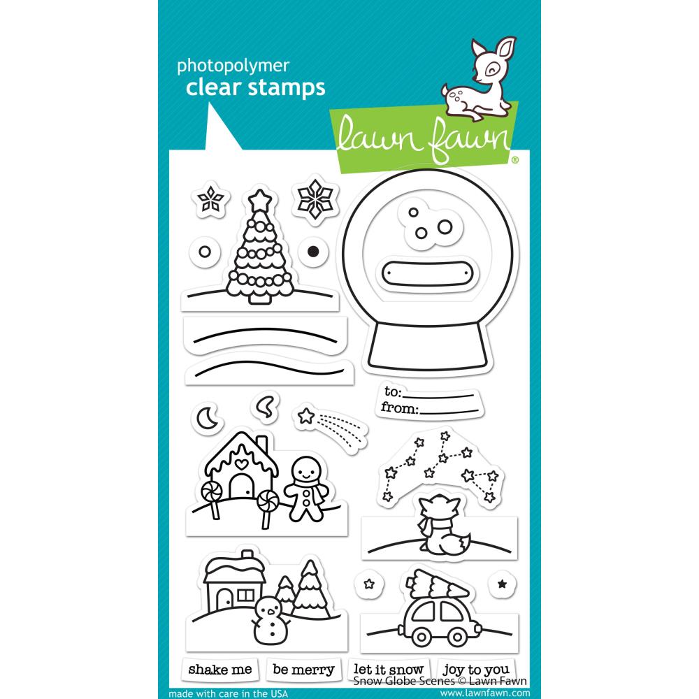 Lawn Fawn Clear Stamps - Snow Globe Scenes