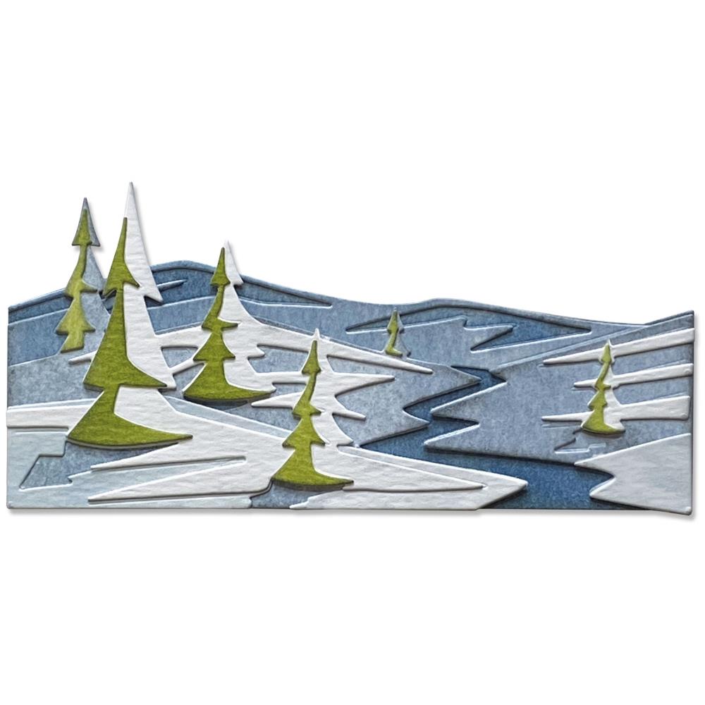 Sizzix Tim Holtz Alterations Thinlits Die - Snowscape Colorize