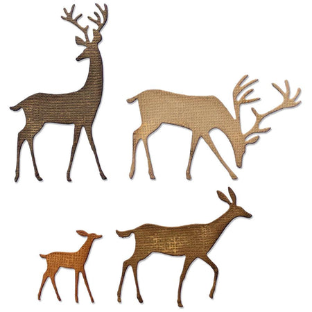 Sizzix Tim Holtz Alterations Thinlits Die - Darling Deer