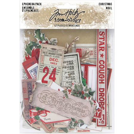 Tim Holtz Idea-ology - Christmas Ephemera Pack