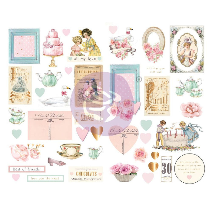 Prima With Love - Chipboard Stickers