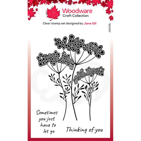 Woodware Clear Magic Singles Stamp - Leting Go