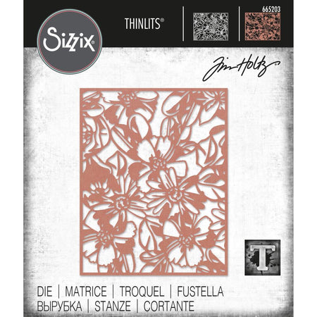 Sizzix Tim Holtz Alterations Thinlits Die - Flowery
