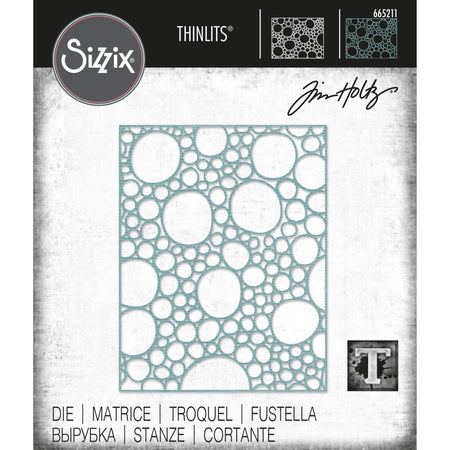 Sizzix Tim Holtz Alterations Thinlits Die - Bubbling