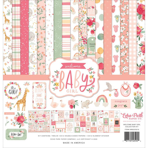 Echo Park Welcome Baby Girl - Collection Kit