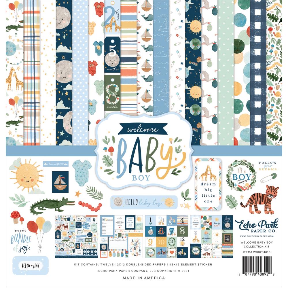 Echo Park Welcome Baby Boy - Collection Kit