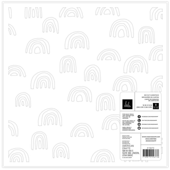 Heidi Swapp Care Free - Speciality Die Cut Cardstock