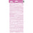 Doodlebug My Type Alphabet Stickers - Bubblegum
