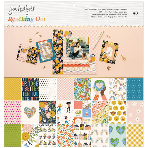 American Crafts Jen Hadfield Reaching Out - 12x12 Pad
