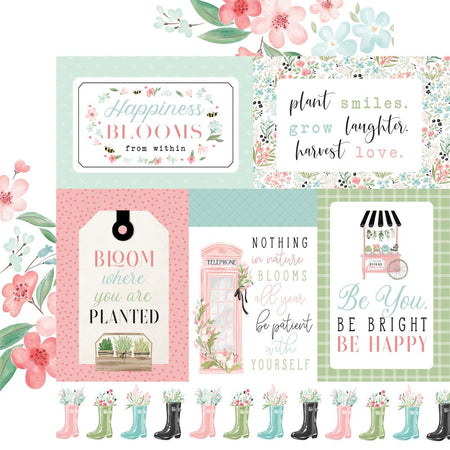 Carta Bella Flower Garden - Multi Journaling Cards
